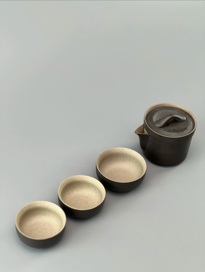 Three Person Travel Gongfu Tea Set 三人行旅行套