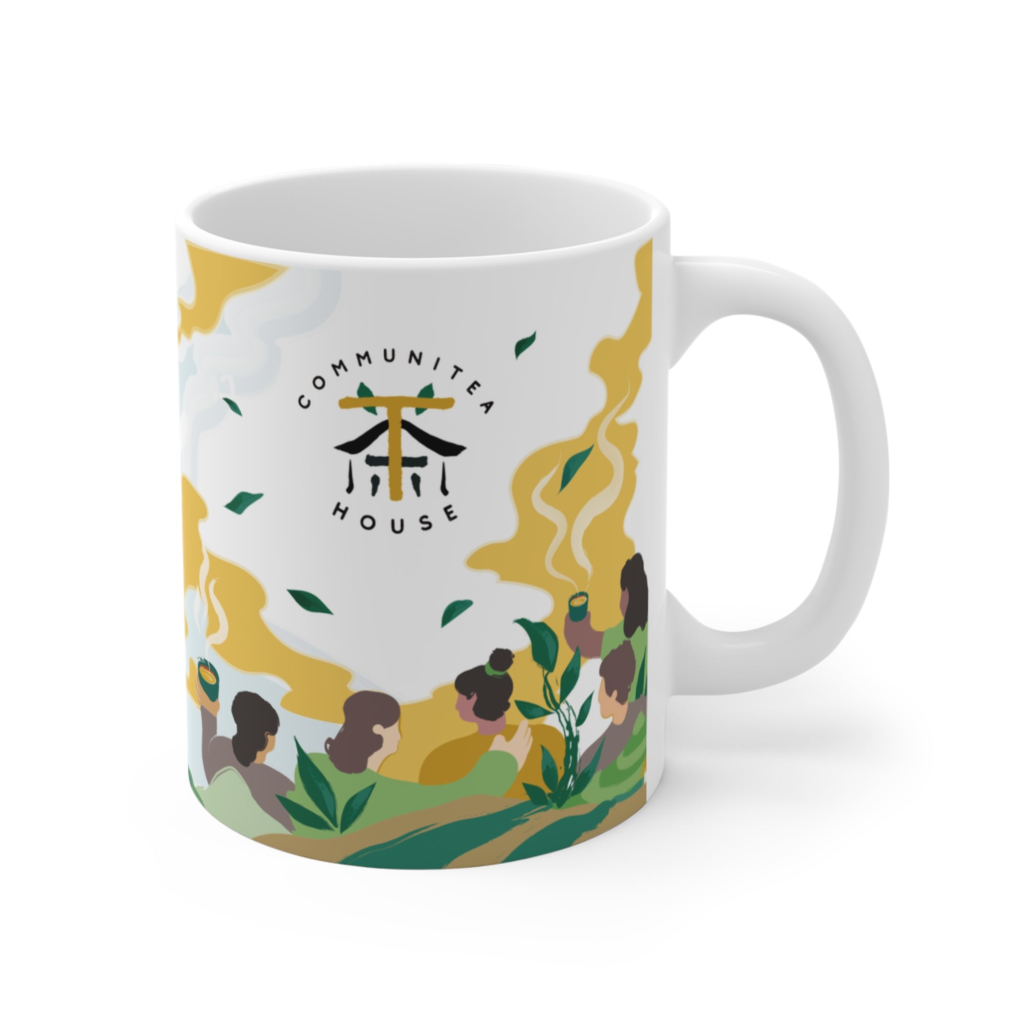 Sharing Communitea - Original Design Tea and Coffee Mug