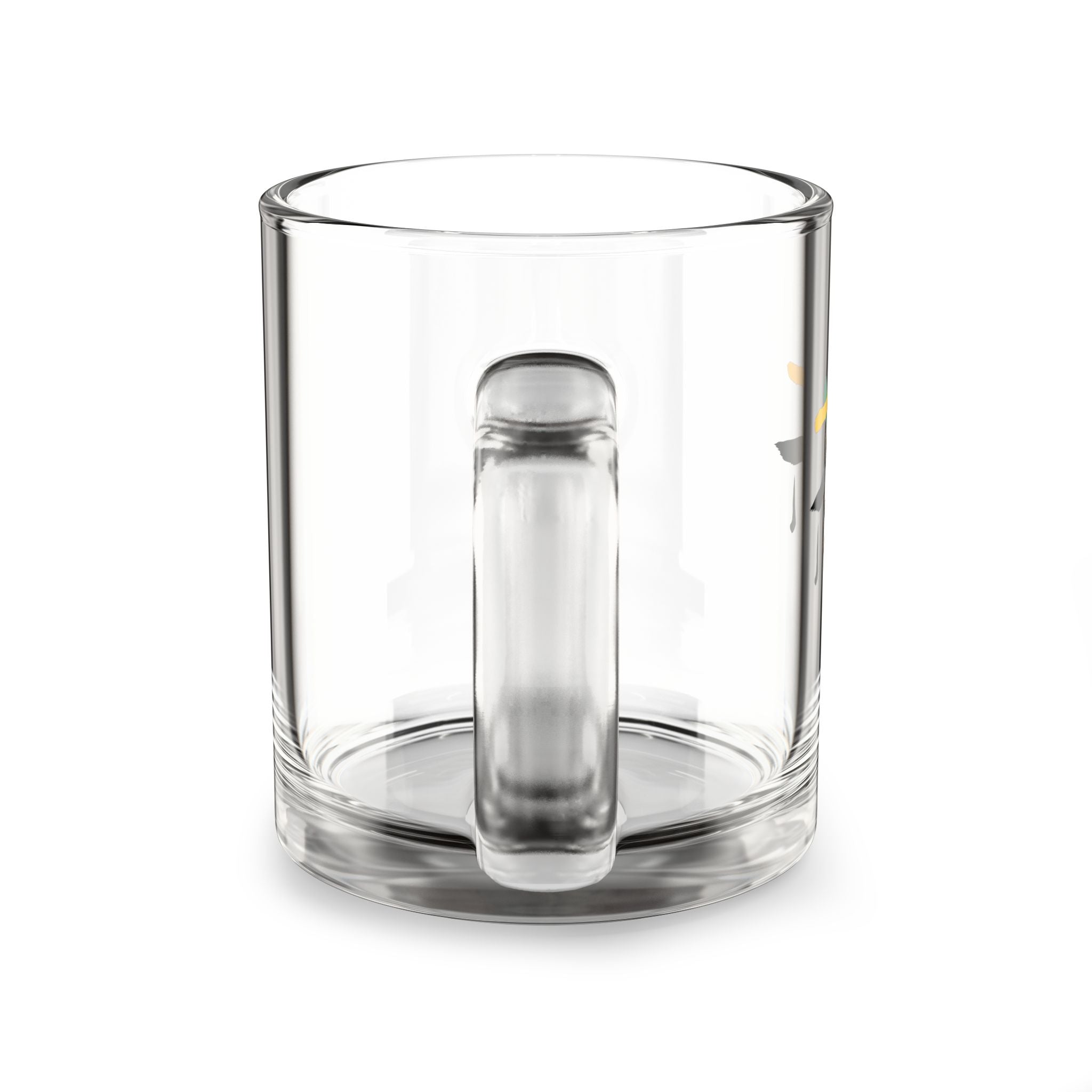 10oz Glass Mug with Communitea Design