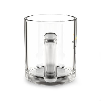 10oz Glass Mug with Communitea Design