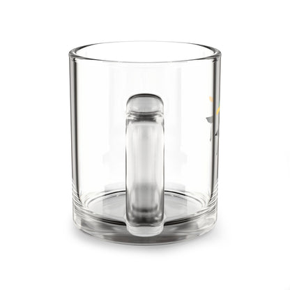 10oz Glass Mug with Communitea Design