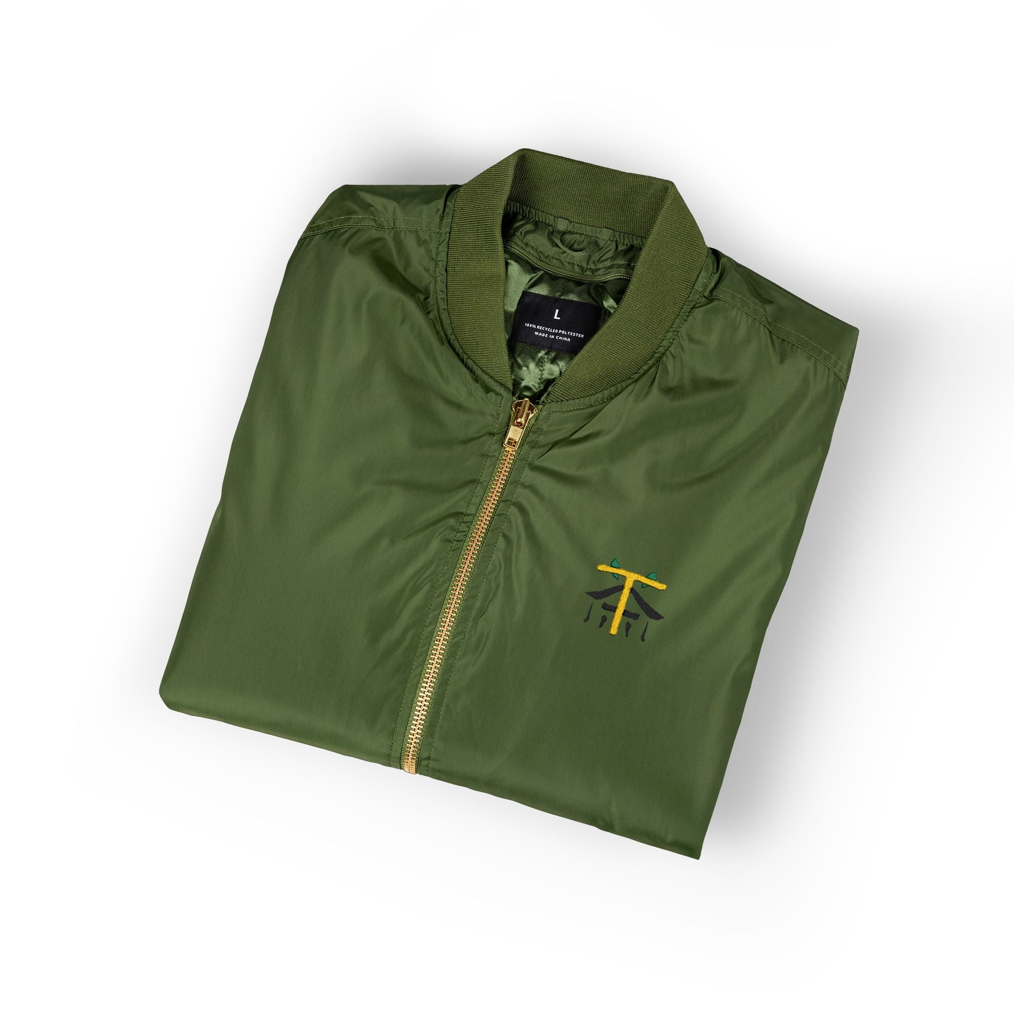 Communitea Bomber Jacket (Eco-Friendly Embroidered )