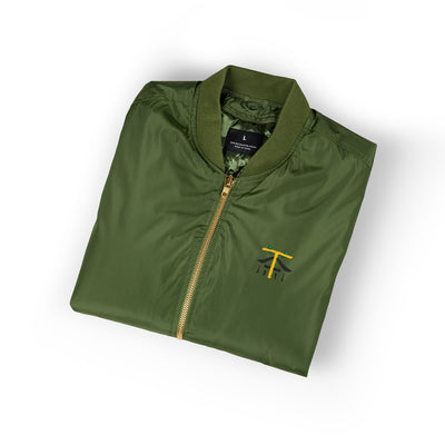 Communitea Bomber Jacket (Eco-Friendly Embroidered )
