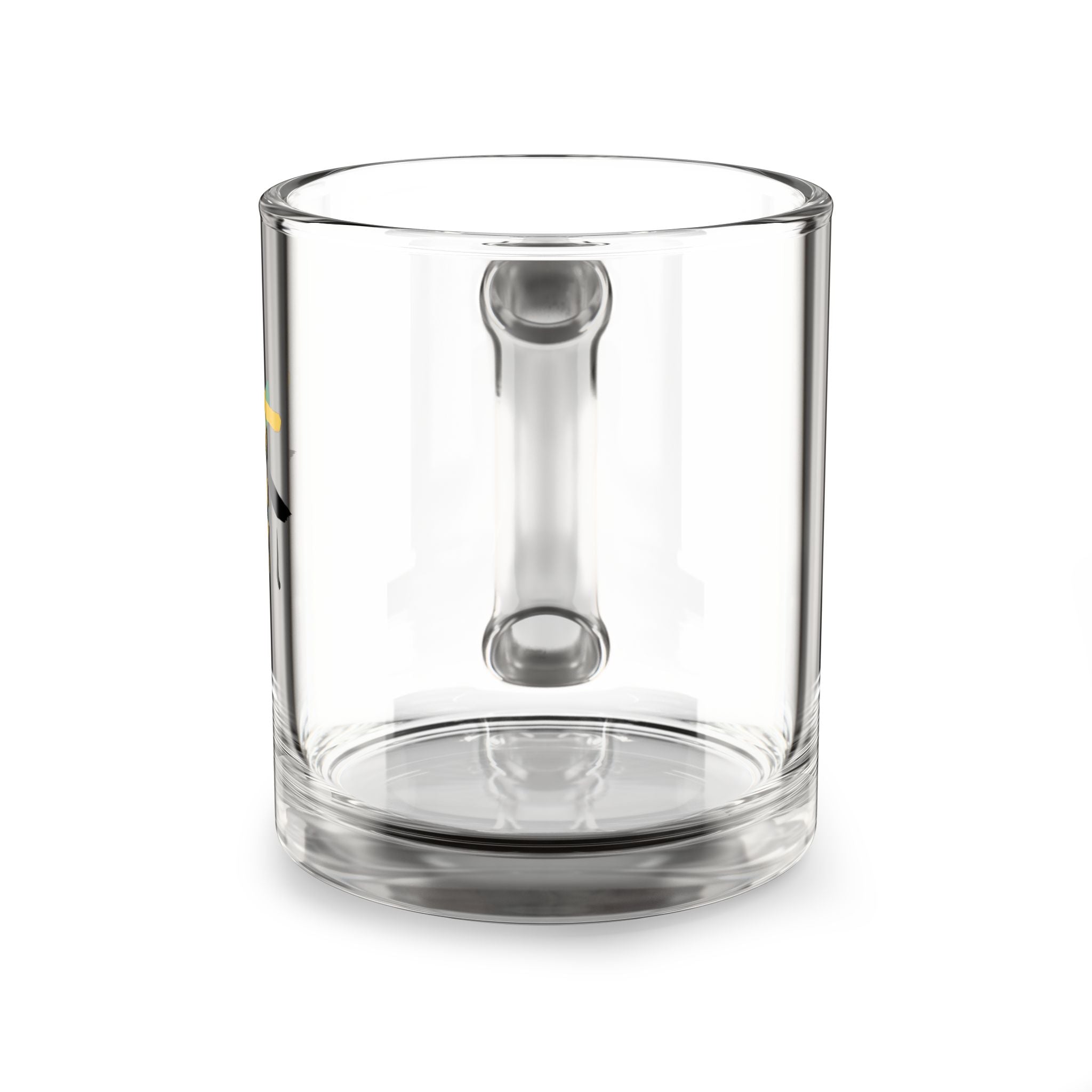 10oz Glass Mug with Communitea Design