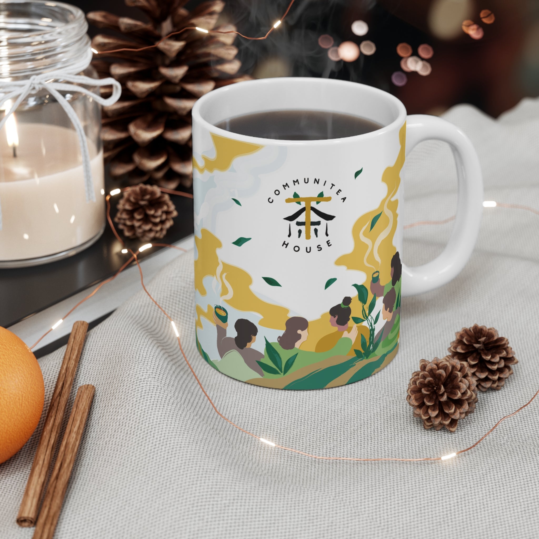 Sharing Communitea - Original Design Tea and Coffee Mug