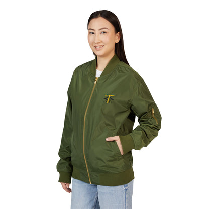 Communitea Bomber Jacket (Eco-Friendly Embroidered )