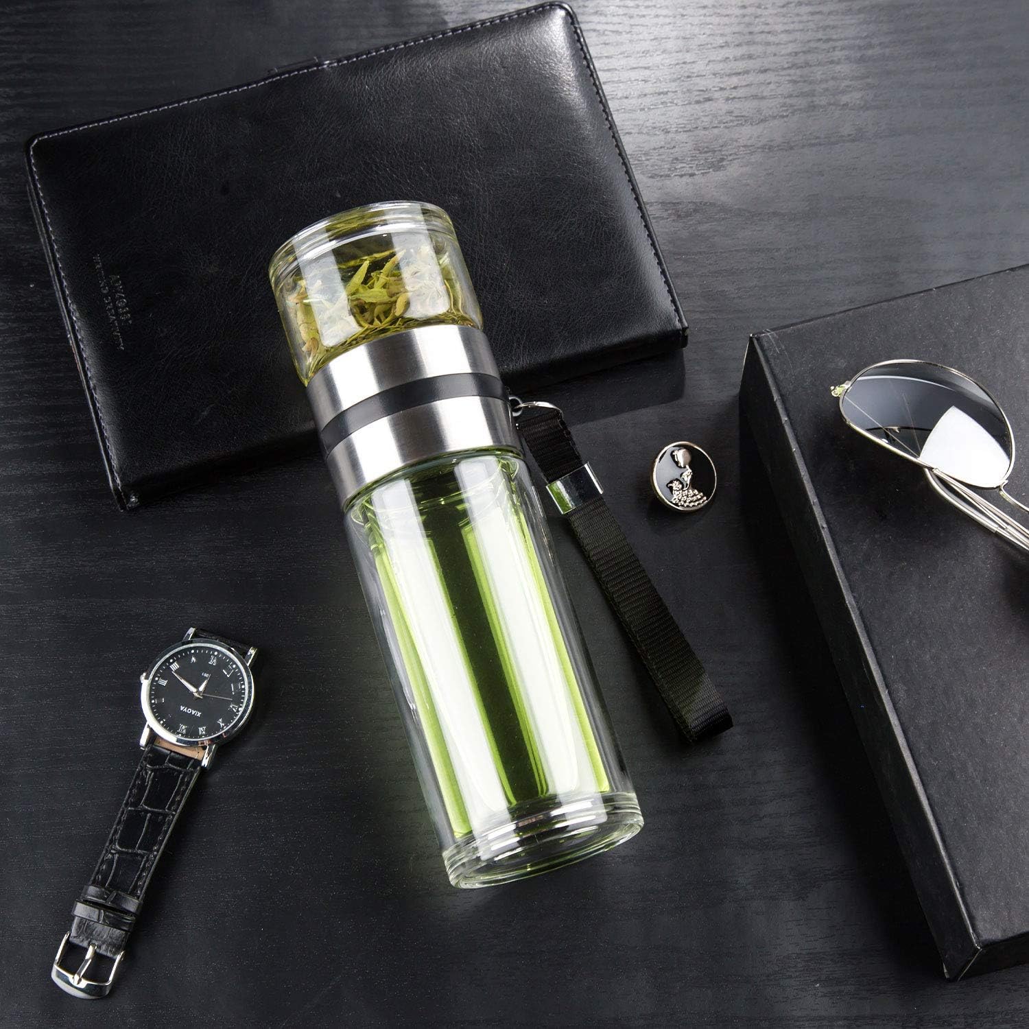 Glass Tea Infuser Bottle