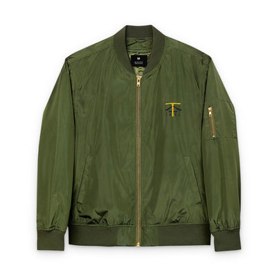 Communitea Bomber Jacket (Eco-Friendly Embroidered )