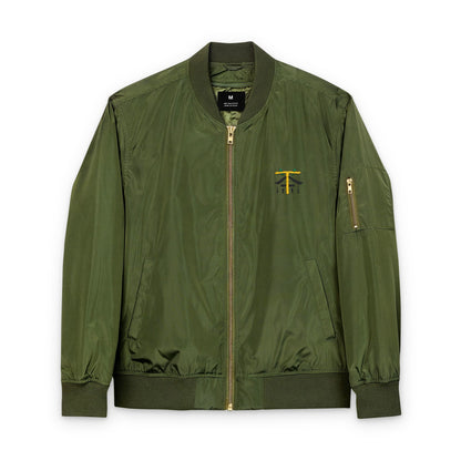 Communitea Bomber Jacket (Eco-Friendly Embroidered )