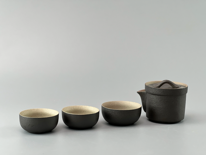 Three Person Travel Gongfu Tea Set 三人行旅行套